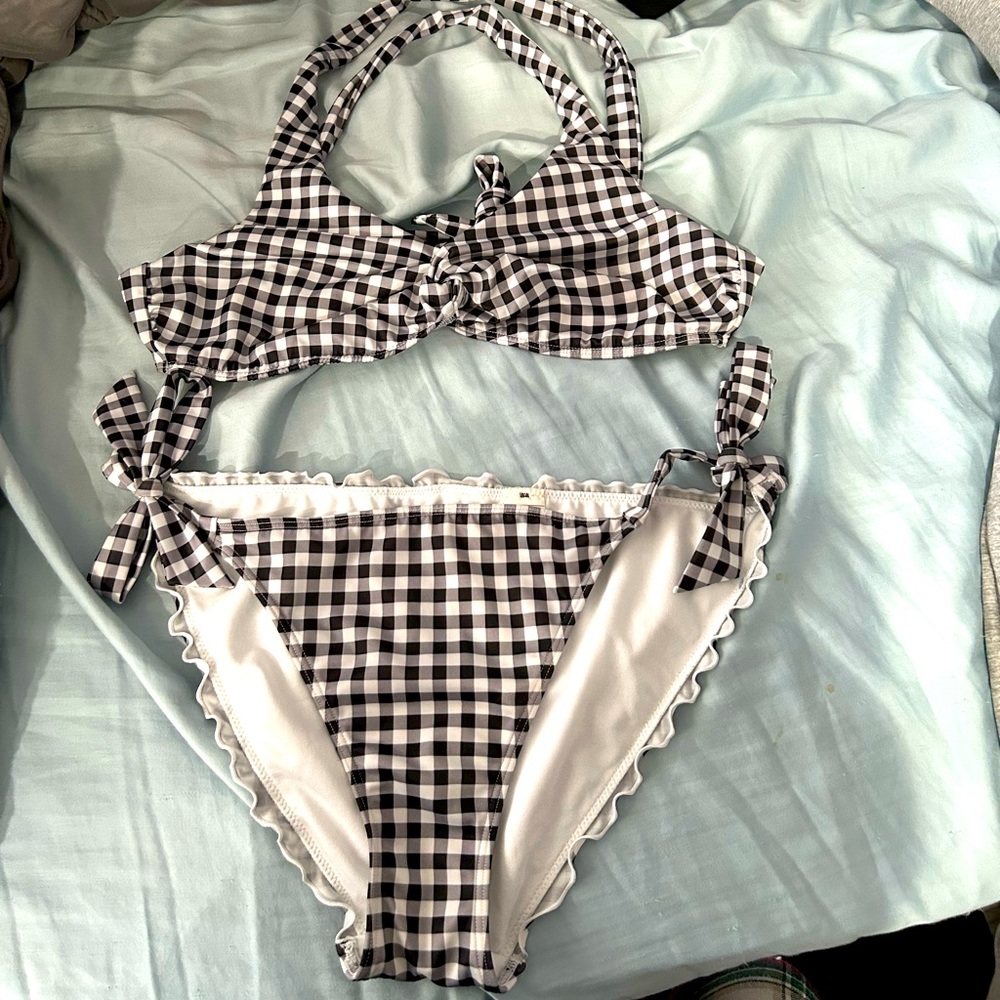 Hollister checkered bikini